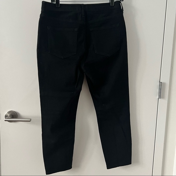Everlane High Rise Skinny Jeans Ankle Length (Cropped) Black Denim - Picture 2 of 3